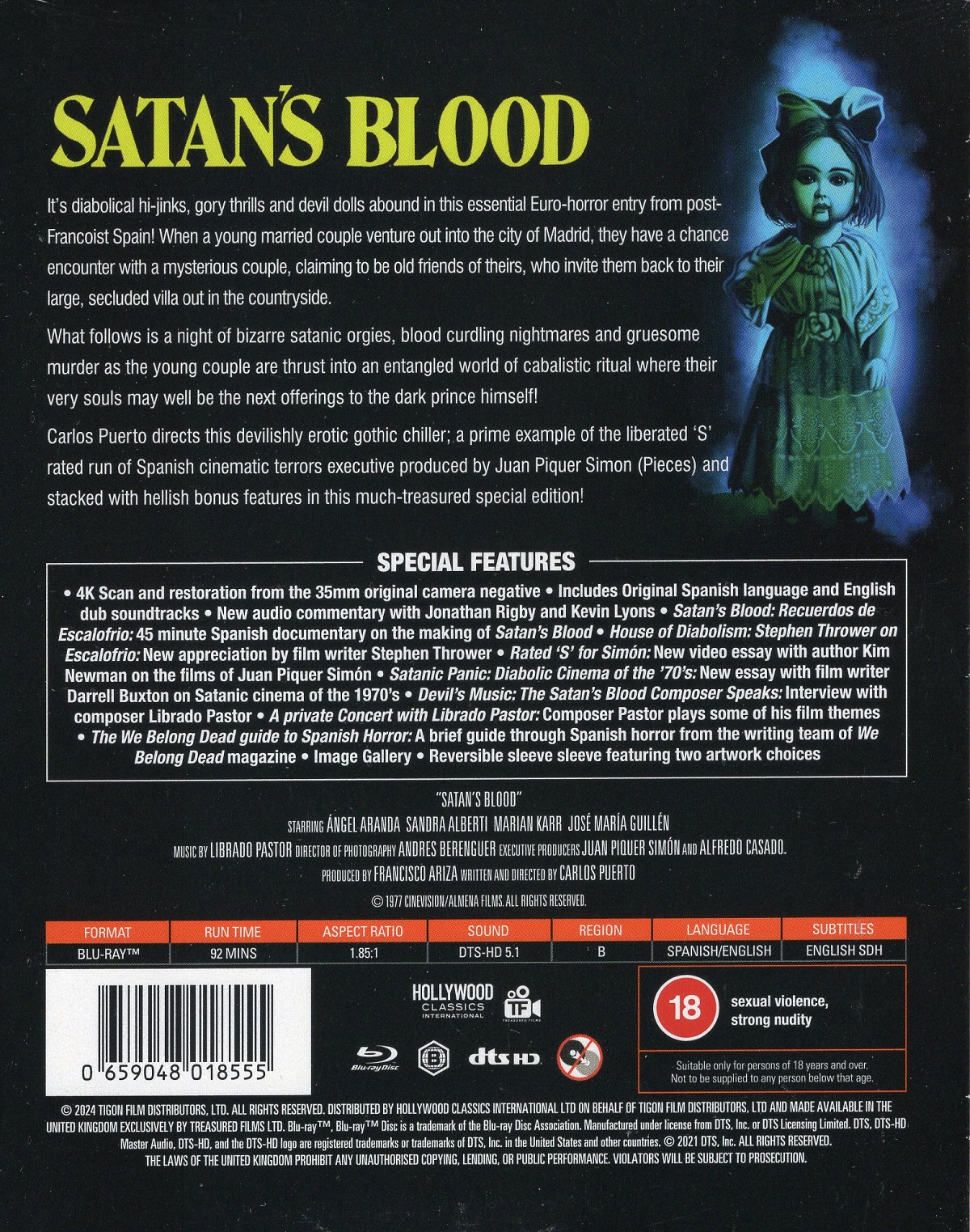 Satan's Blood (Limited Edition) (ej svensk text) (Blu-ray) - 2
