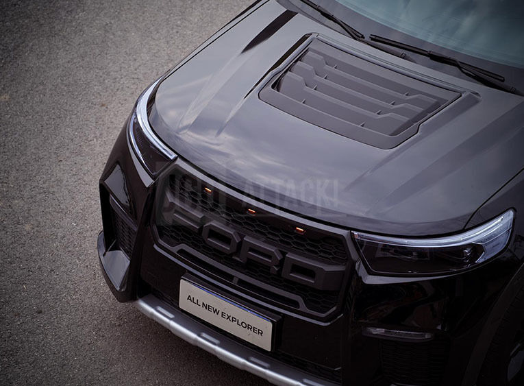 RAPTOR Style Aluminum Hood (EXPLORER 20-23) - 4