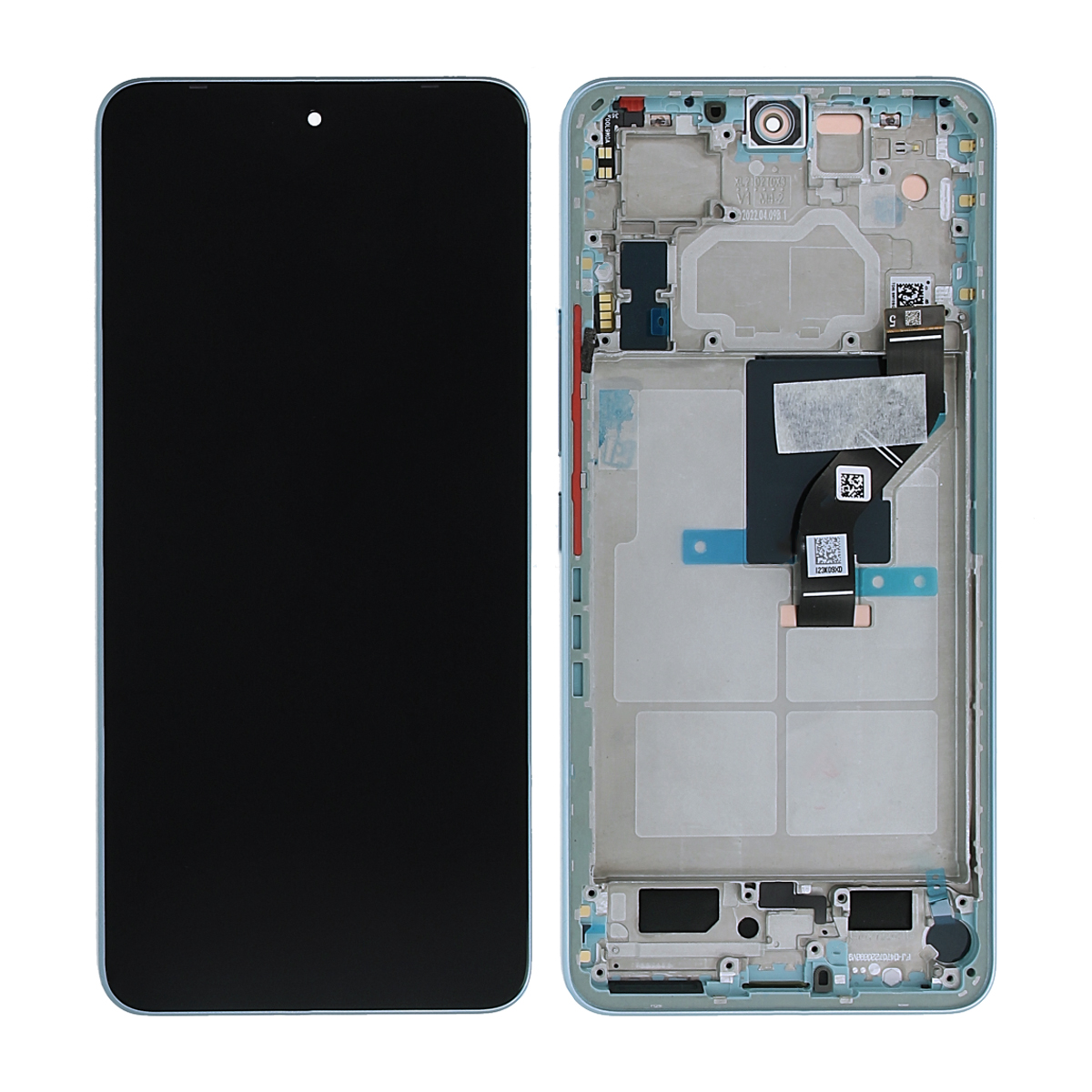Xiaomi 12 Lite 5G (2022) Skärm med LCD Display Grön - Original