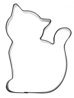 Pepparkaksform Katt Stor