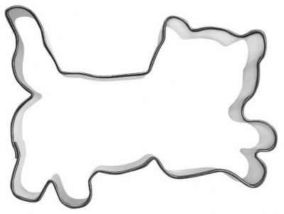 Pepparkaksform Katt Lekande