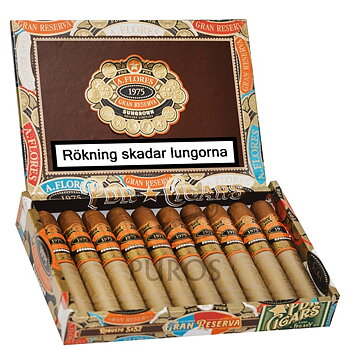 PDR A. Flores 1975 Gran Reserva Sungrown Robusto Cigarrlåda 10-pack