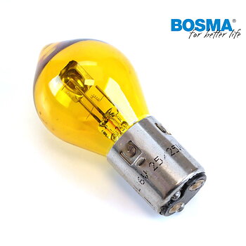 Glühbirne BA20D 6V 25/25W Gelb