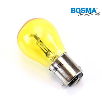 Pære BA20D 12V 40/45W Gul