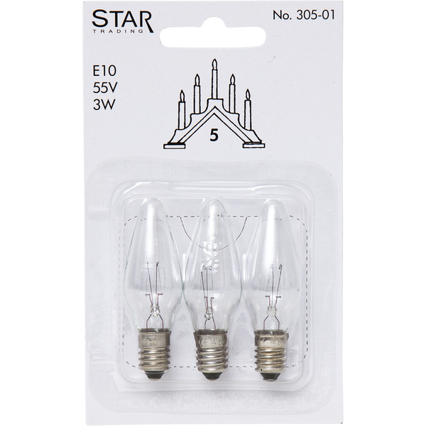 Reservlampa 3-Pack Spare Bulb - 4