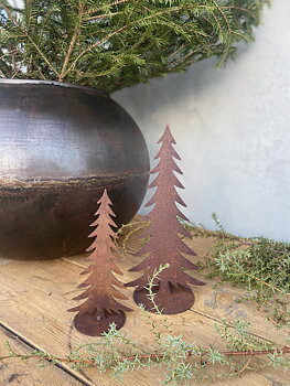 ROSTIG JULGRAN 17 CM