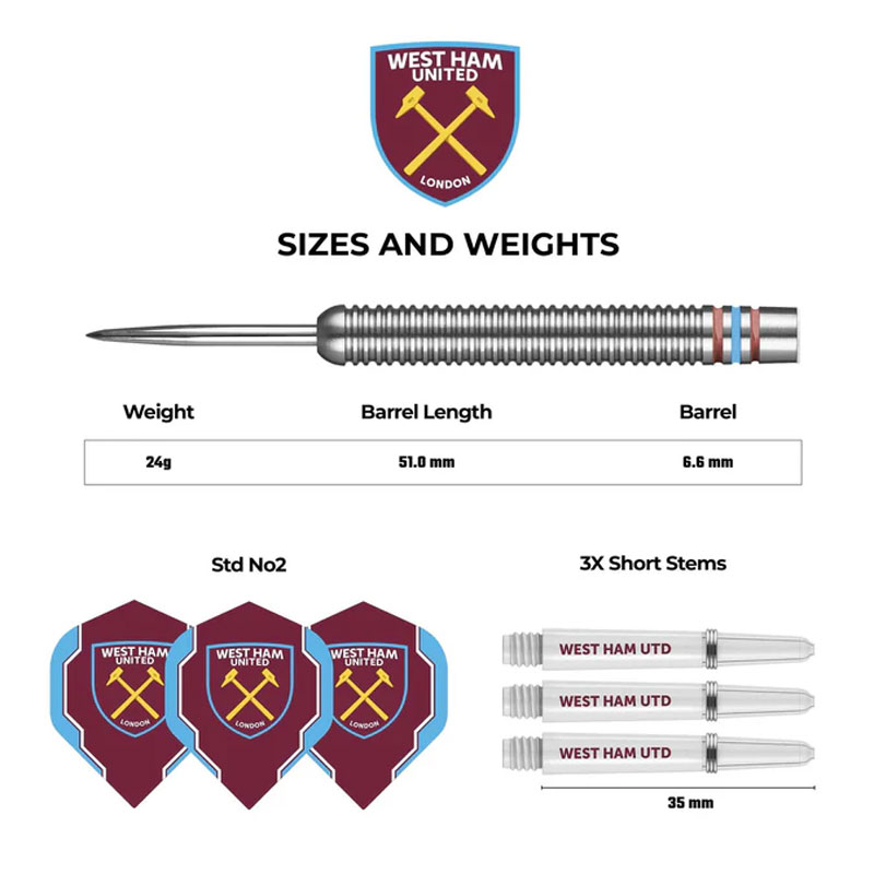 West Ham United FC Official Licensed 90% 24g - 3