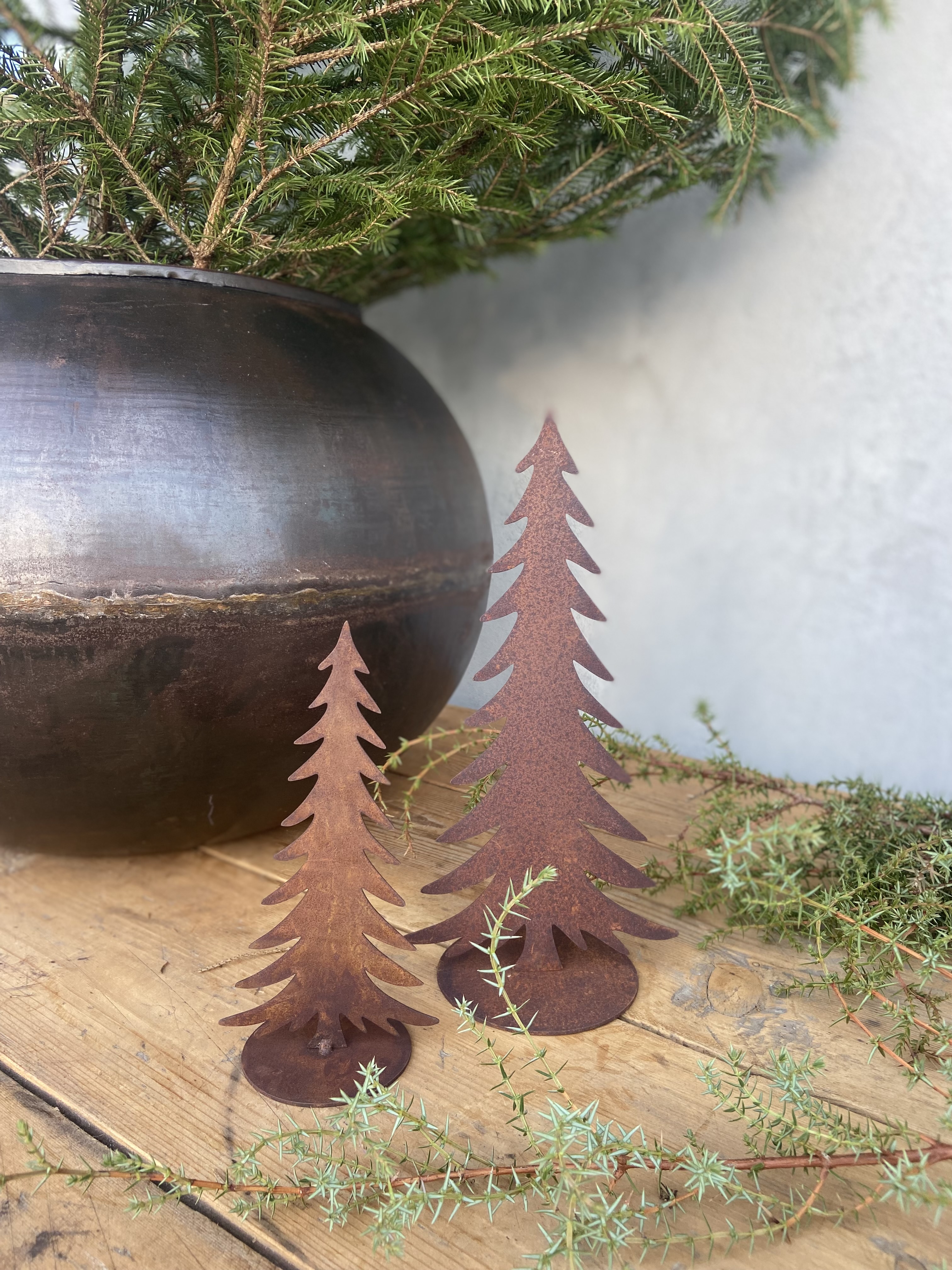 ROSTIG JULGRAN 25 CM