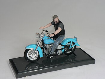 Harly-Davidson  74FL Hydra Gide  1953  1:18 Maisto  ( Figur ingår ej )
