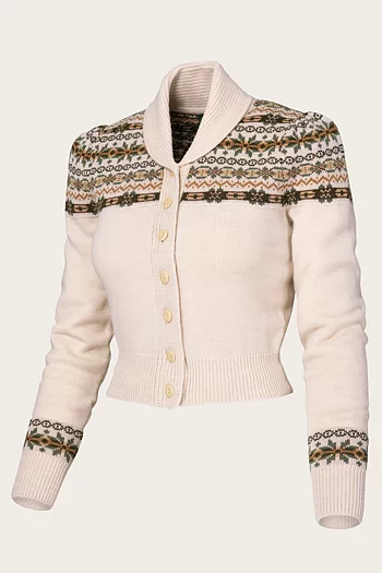 The Fair Isle Knit Jacket
