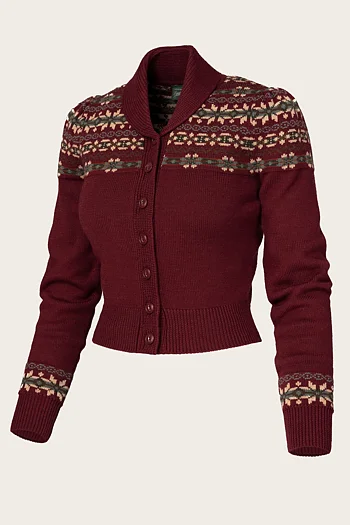 The Fair Isle Knit Jacket