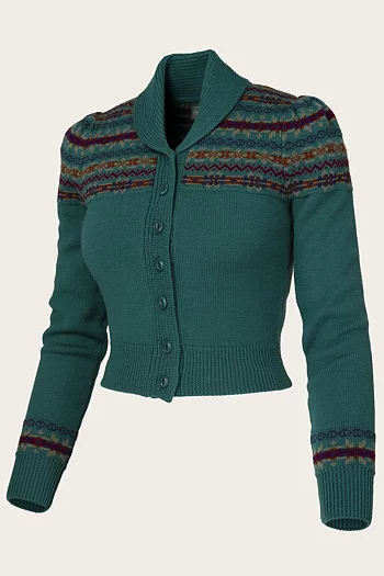 The Fair Isle Knit Jacket