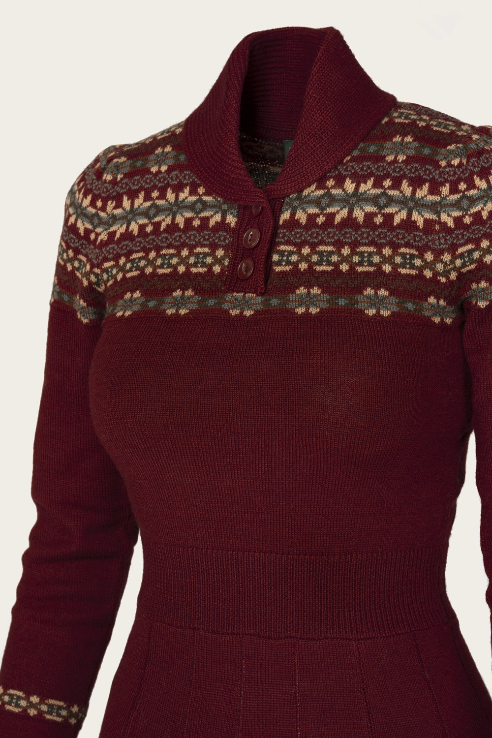 The Fair Isle Knit Dress - Emmy Design