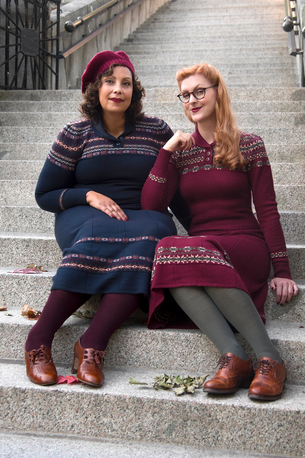 The Fair Isle Knit Dress