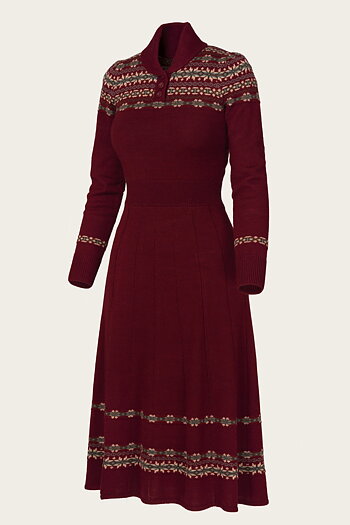 The Fair Isle Knit Dress