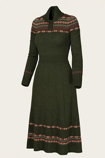 The Fair Isle Knit Dress