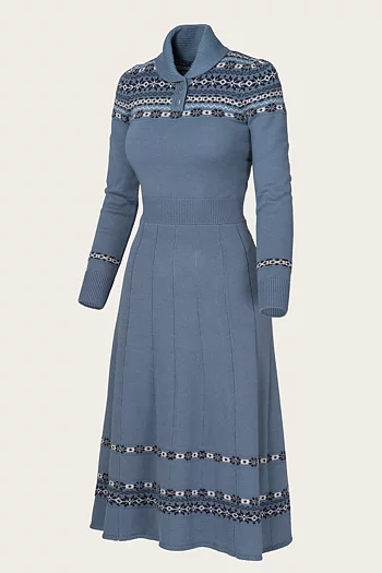 The Fair Isle Knit Dress