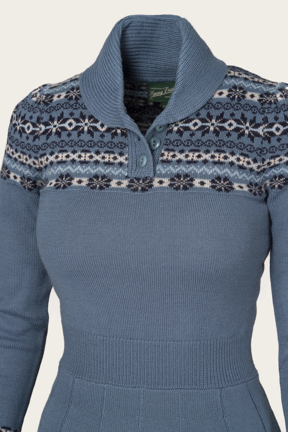 The Fair Isle Knit Dress - 3
