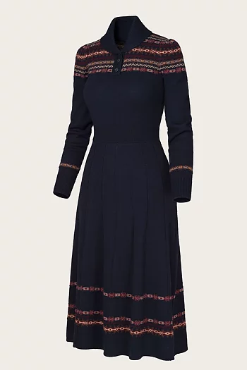 The Fair Isle Knit Dress