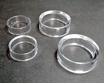 Transparent stativ - 3 olika storlekar