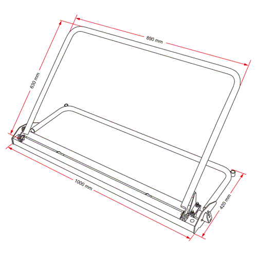 XC Start Gate Team Base Unit, 1m wide 1 gate - 3