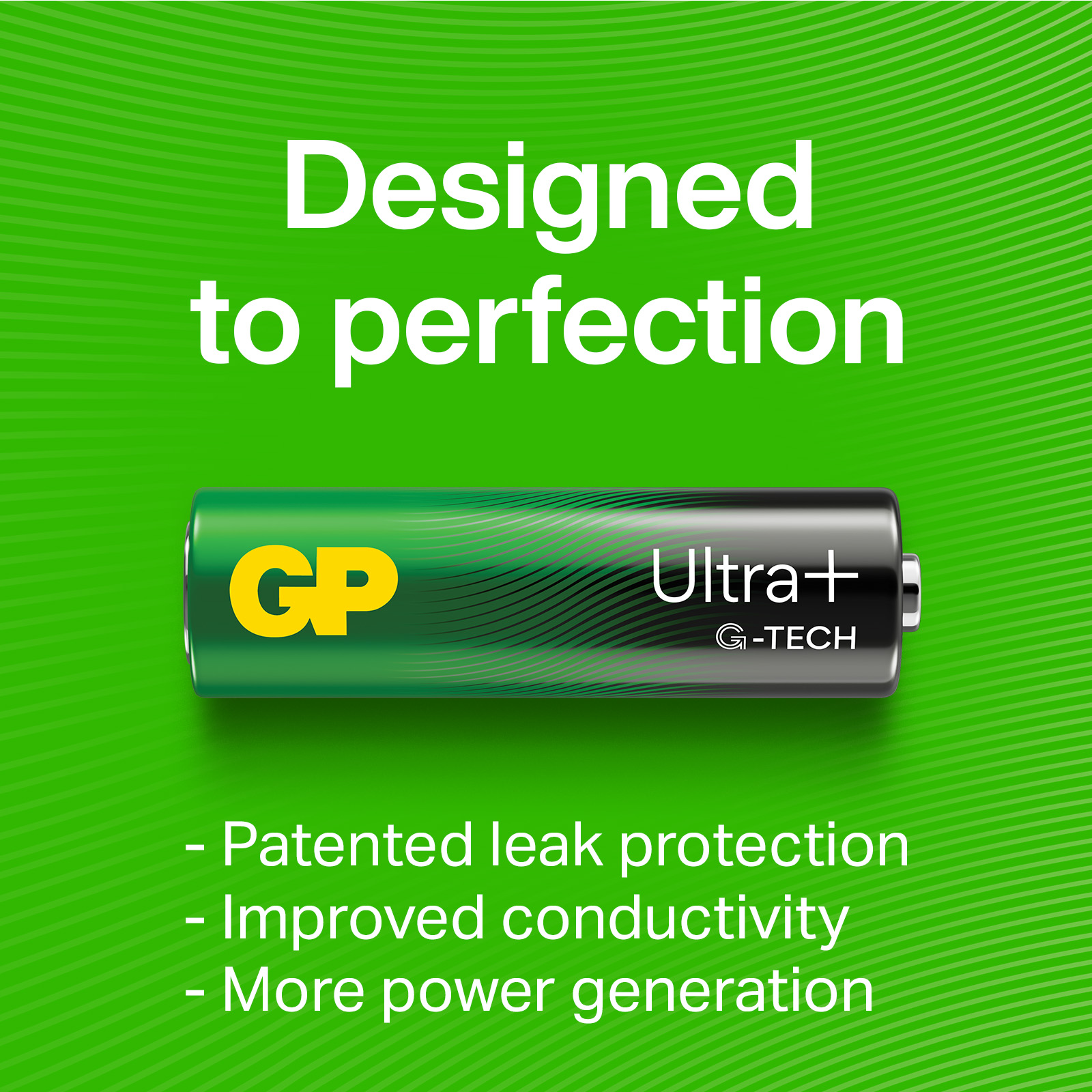 GP Battery Ultra Plus Alkaline AA/LR6 4-pack - 6