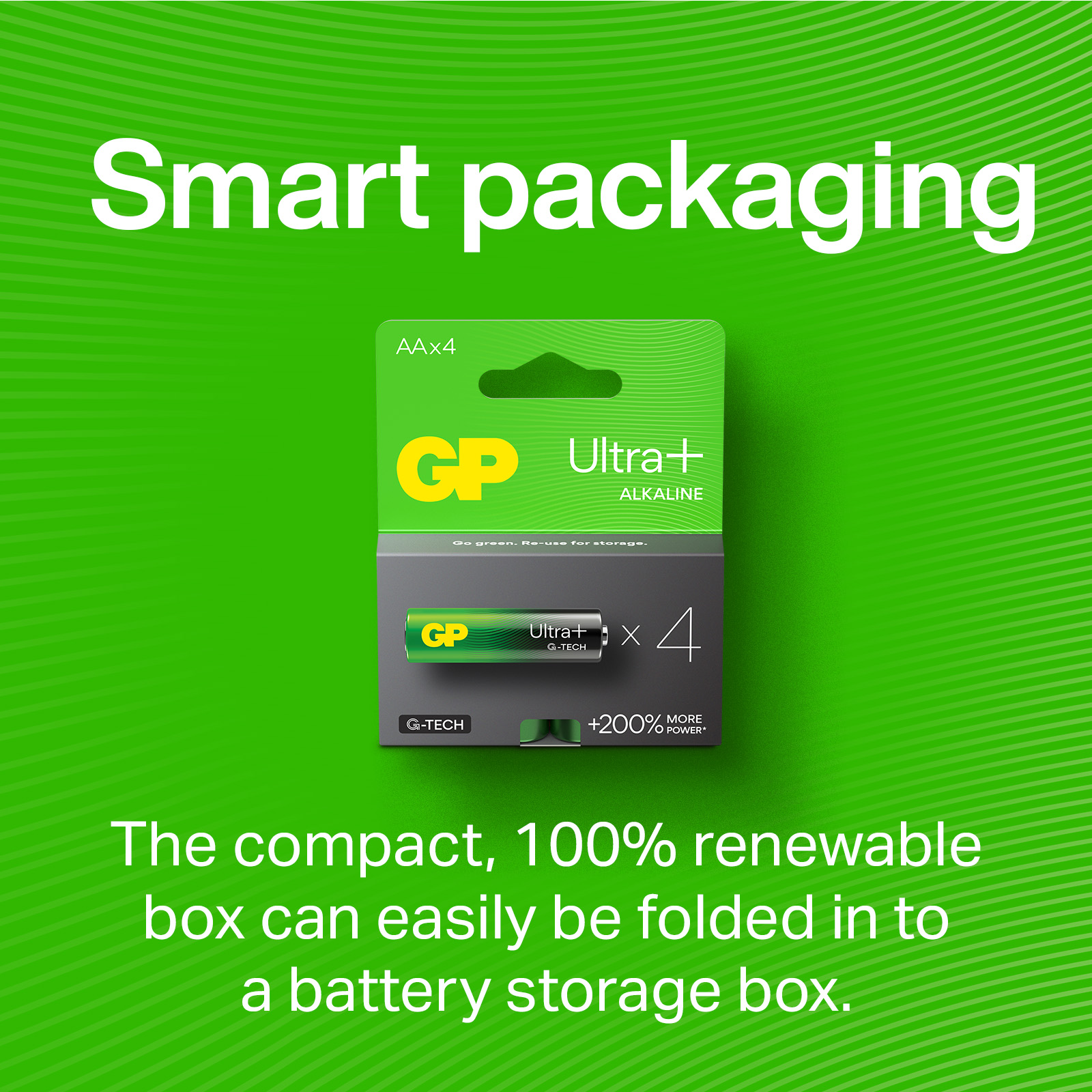 GP Battery Ultra Plus Alkaline AA/LR6 4-pack - 4