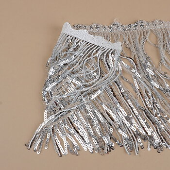 PALJETTFRANS 170 MM - SILVER