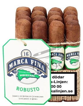 Marca Fina Dominicana Robusto Bundle 16-pack