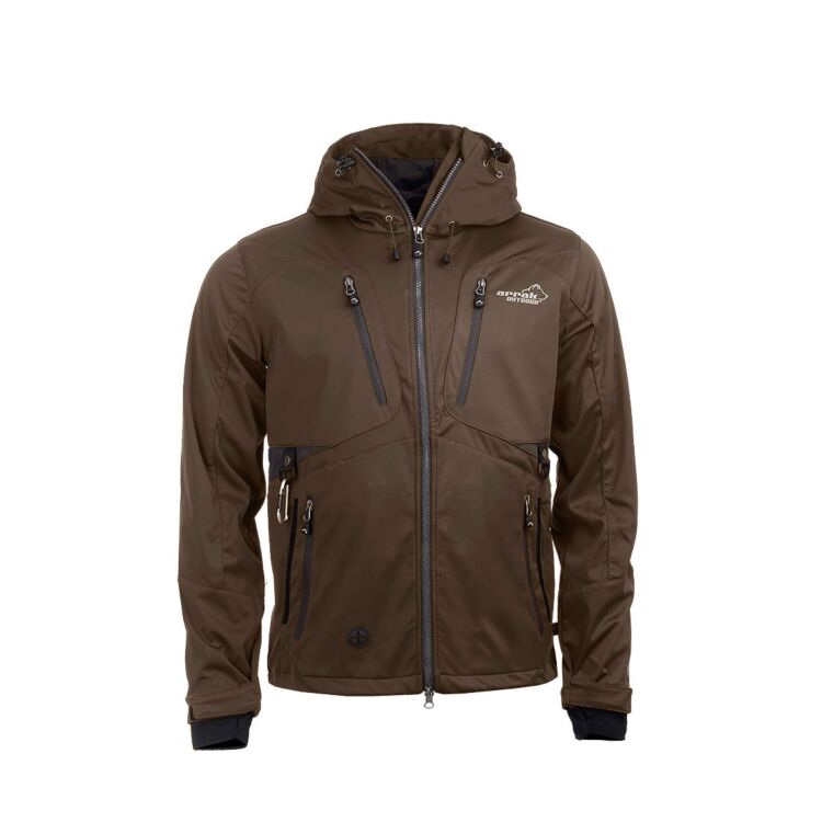 Arrak Outdoor Akka Softshell Jacket Men - Brown - Versatile