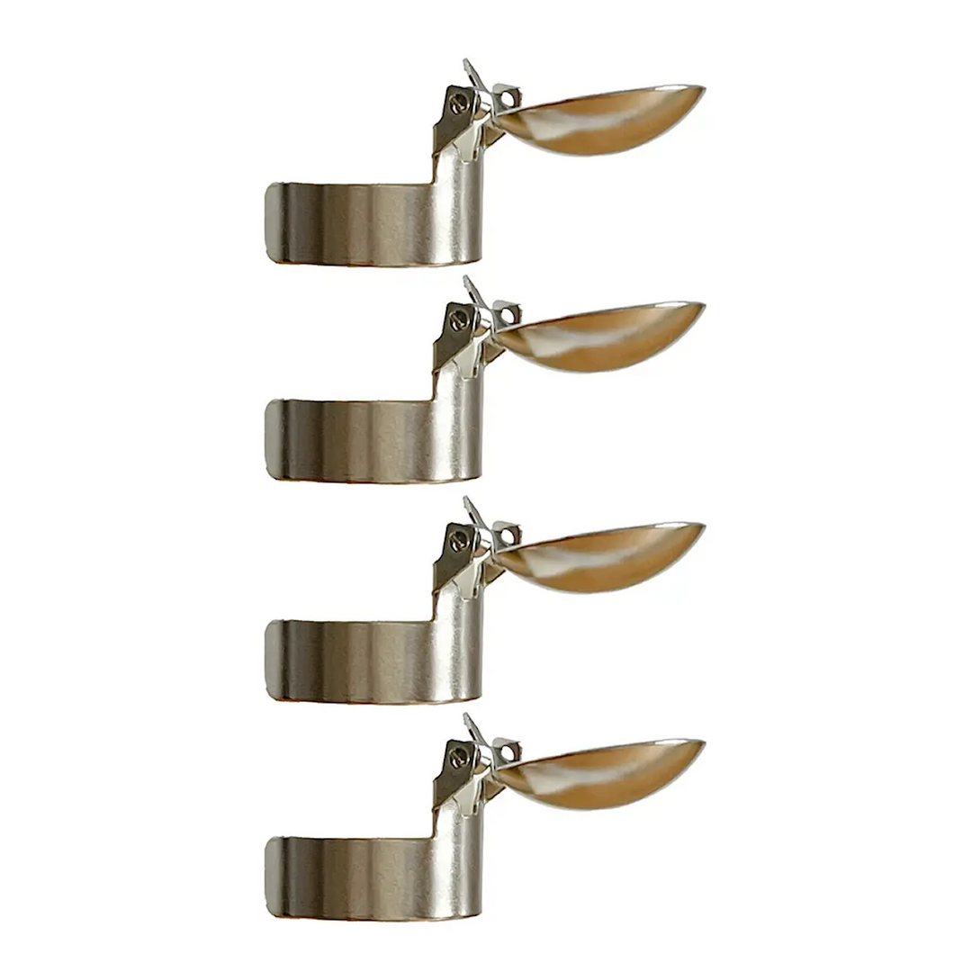 Automatic candle extinguisher 4-pack, Silver 