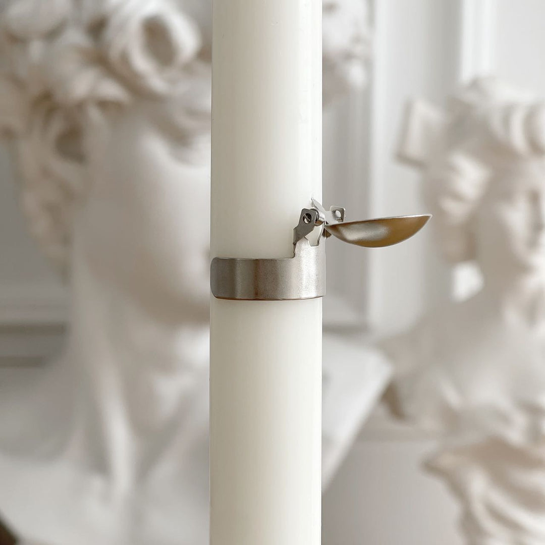 Automatic candle extinguisher 4-pack, Silver  - 3