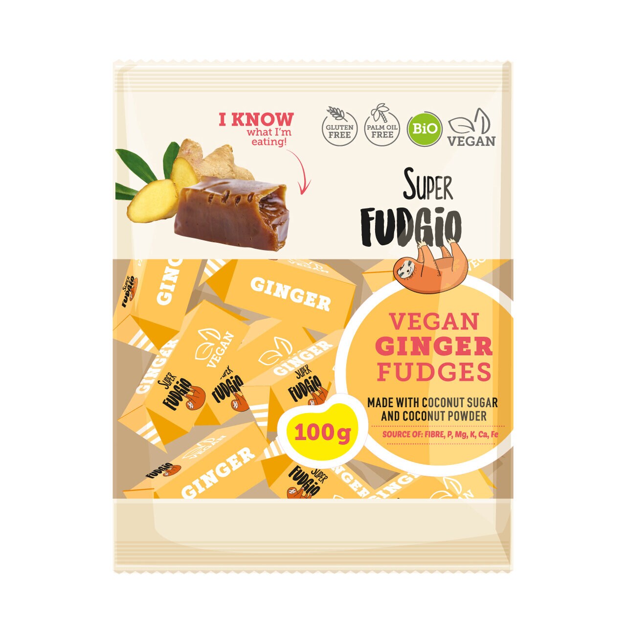 Fudge Ingefära 100g Super Fudgio
