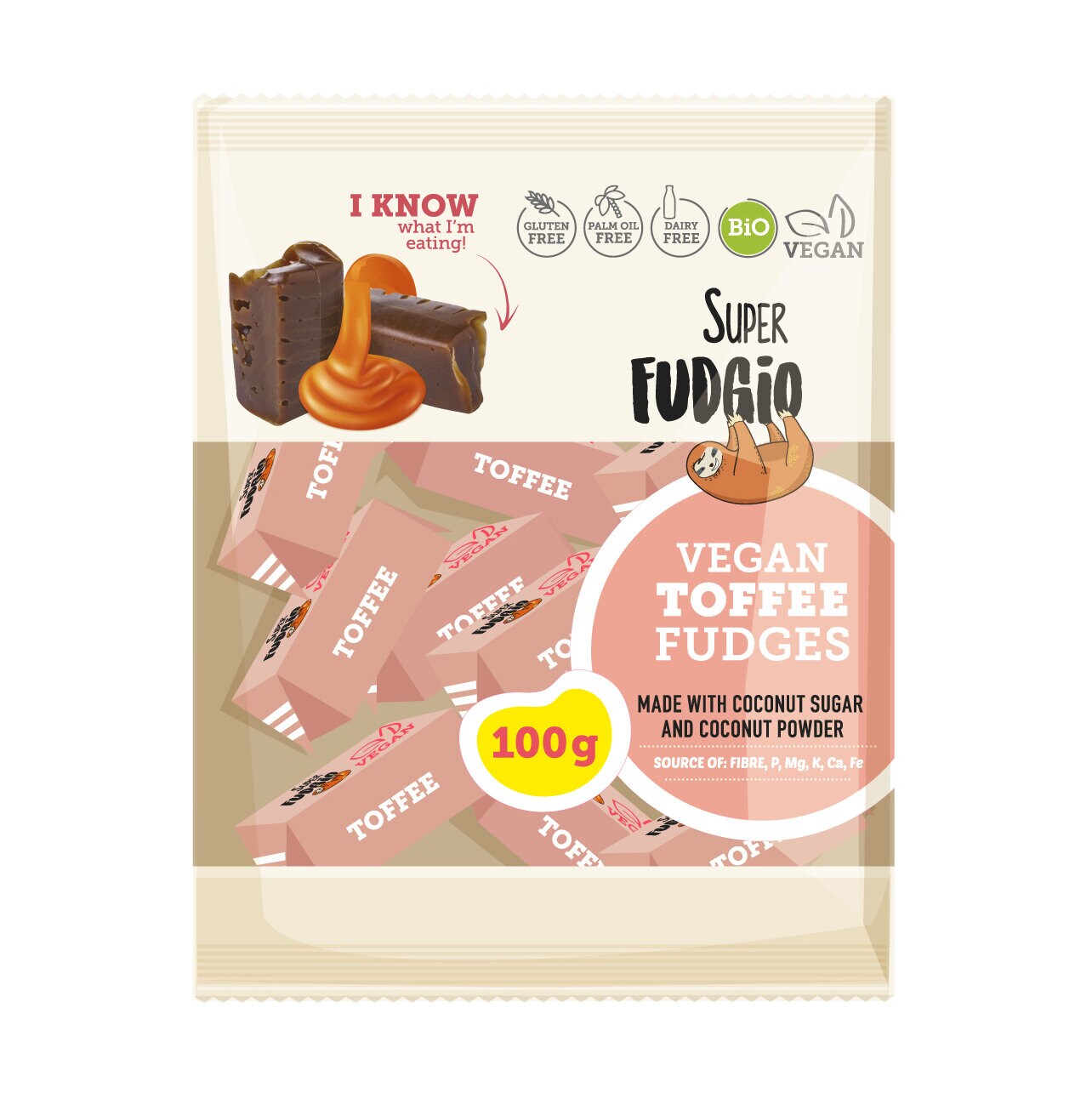 Fudge Toffee 100g Super Fudgio