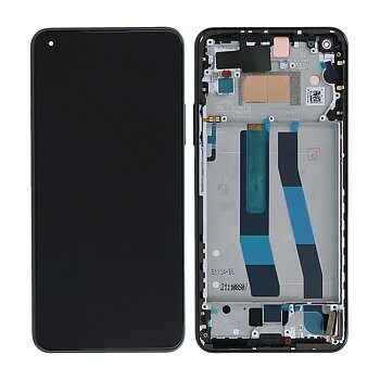 Xiaomi 11 Lite 5G NE / Mi 11 Lite 4G/5G (2021) Skärm med LCD Display Svart  - Original