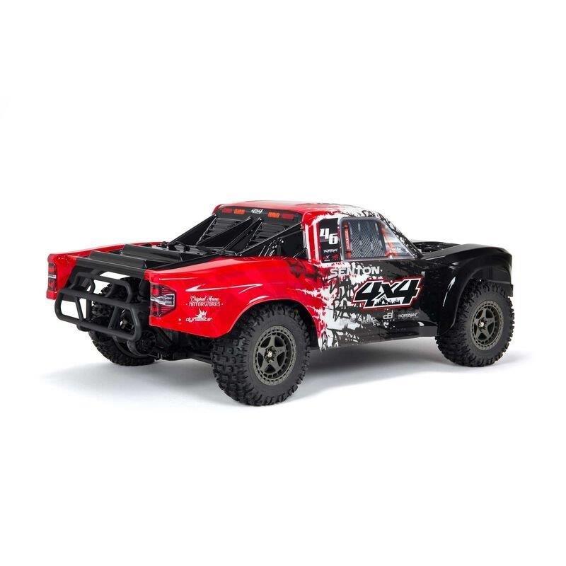 ARRMA 1/10 SENTON 4X4 3S BLX Brushless Short Course Truck RTR, Red - 6