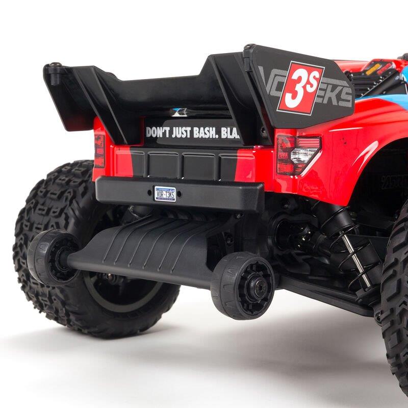 ARRMA 1/10 VORTEKS 4X4 3S BLX Stadium Truck RTR, Red - 5