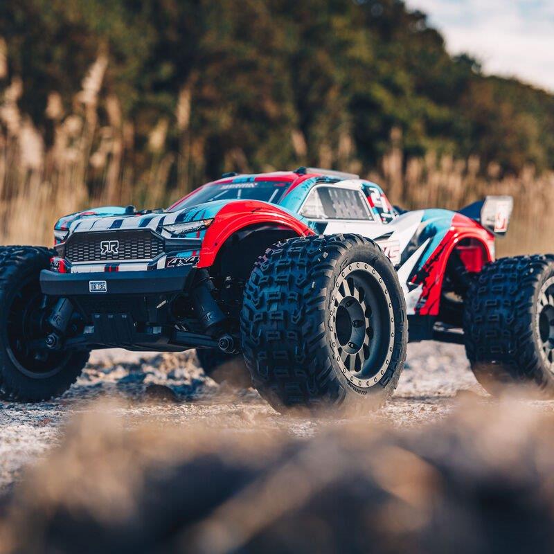ARRMA 1/10 VORTEKS 4X4 3S BLX Stadium Truck RTR, Red - 20