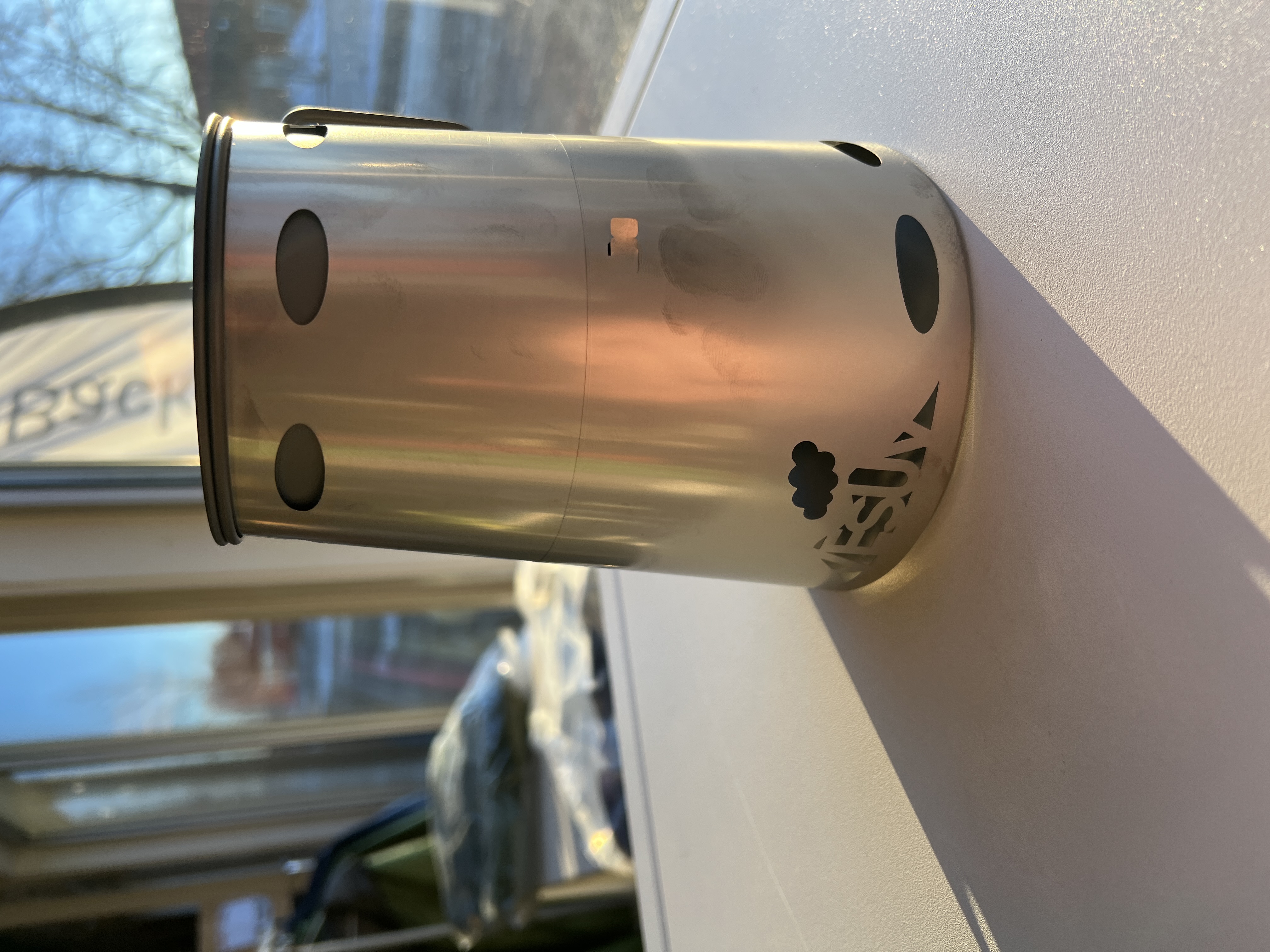 Parabrisas ultraligero Vesuvius Titanium para Toaks 750 ml D95 mm