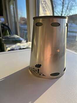 Vesuvius Titanium ultrakevyt tuulilasi Toaksille 750 ml D95 mm