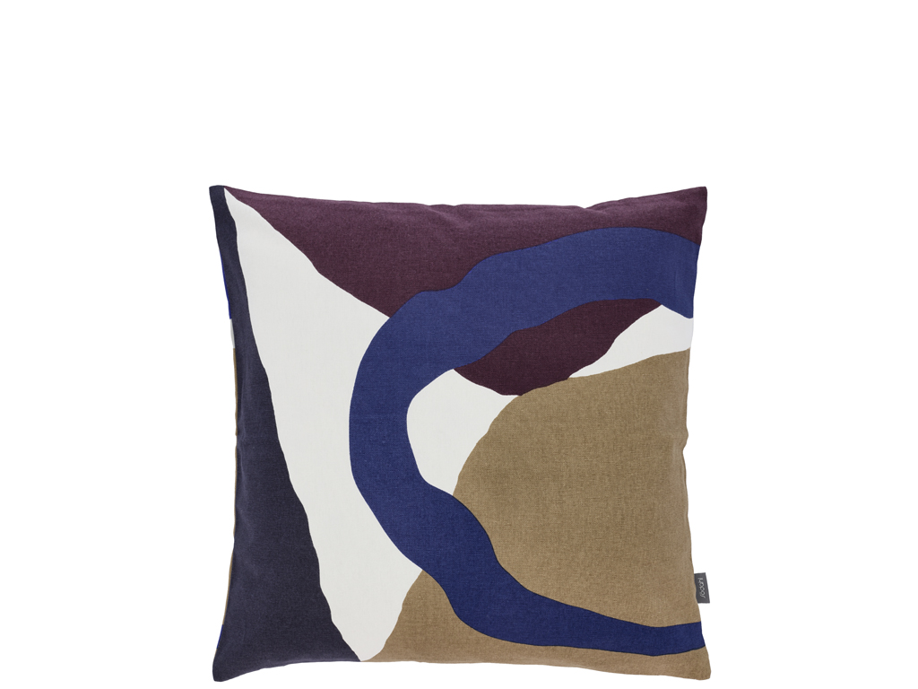 Södahl Collage Kudde 45 x 45 cm Royal Blue/blå