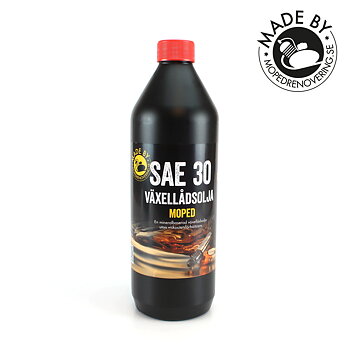 Olie SAE 30 1 liter knallert.  Fremstillet af Mopedrenovering.