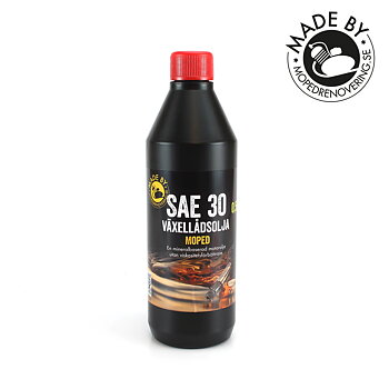 Olie SAE 30 knallert 5 dl, fremstillet af Mopedrenovering.