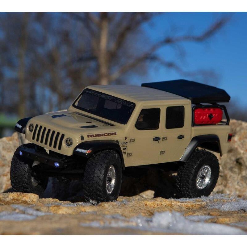 AXIAL SCX24 Jeep JT Gladiator 4WD Rock Crawler RTR Beige