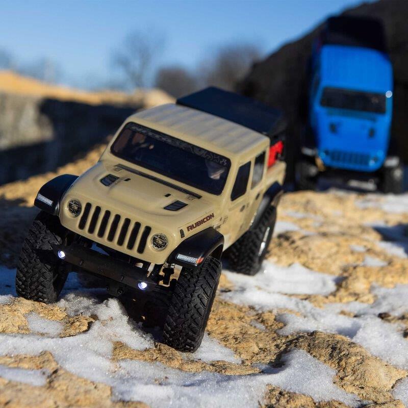 AXIAL SCX24 Jeep JT Gladiator 4WD Rock Crawler RTR Beige - 4