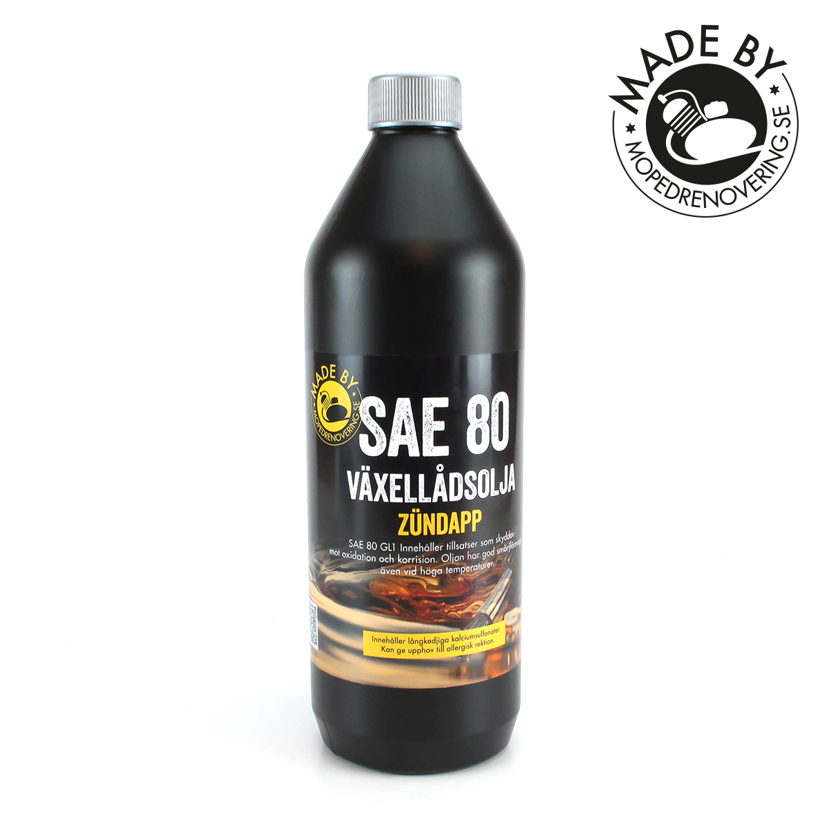 Öl SAE 80 GL-1 Zündapp 1 Liter Hergestellt von Mopedrenovering.