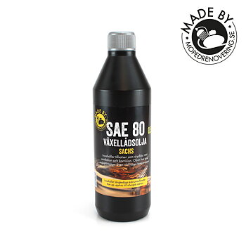 Öljy SAE 80 GL-1 Sachs 5 dl Made by Mopedrenovering.