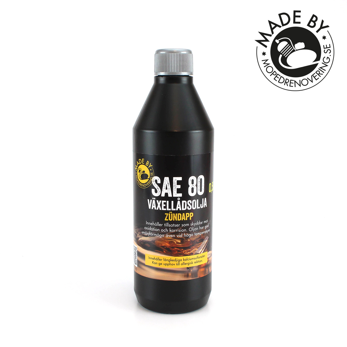 Olie SAE 80 GL-1 Zündapp 5 dl Fremstillet af Mopedrenovering