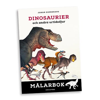 Målarbok Dinosaurier och Andra Urtidsdjur