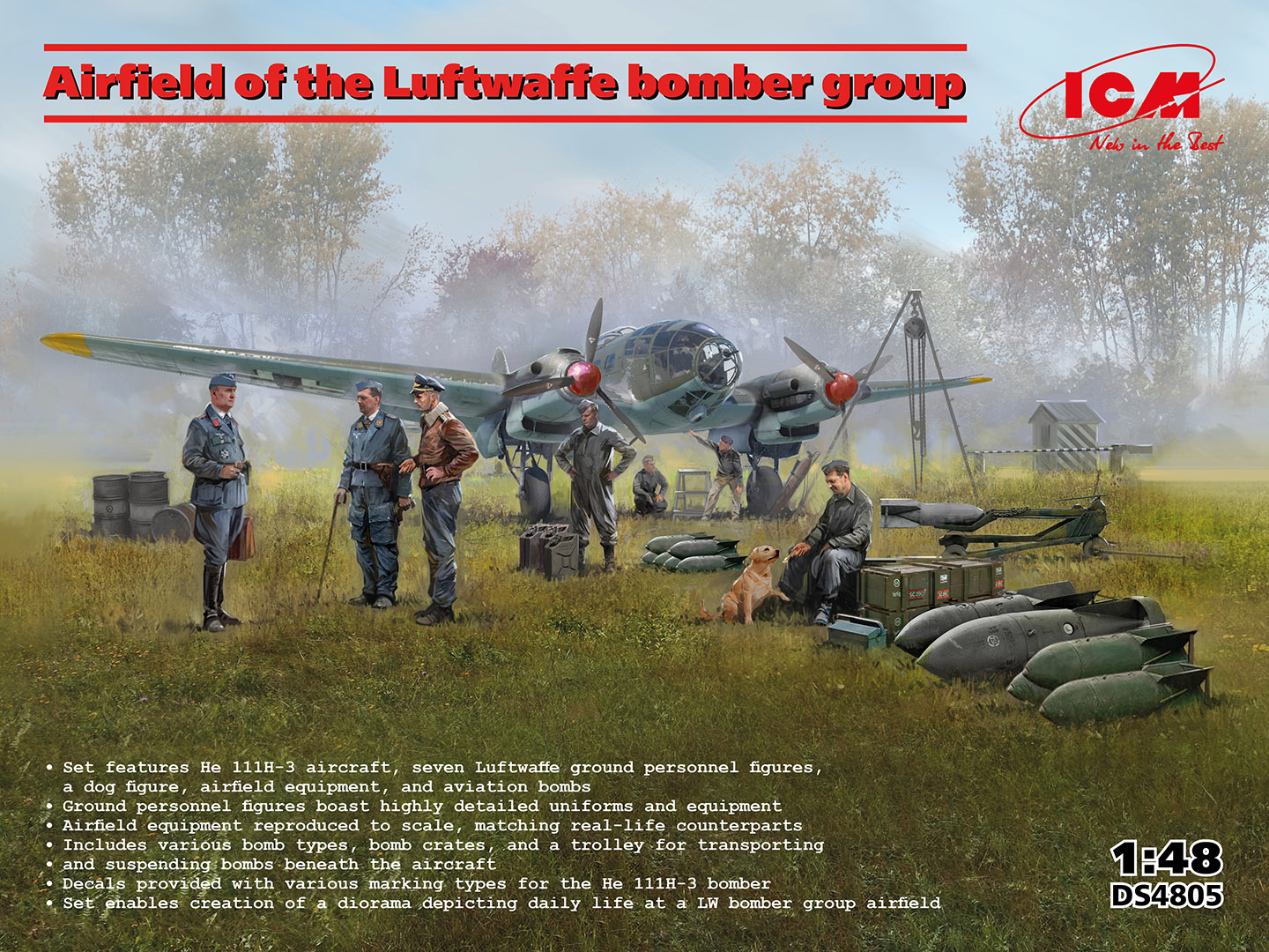 1/48 Airfield of the Luftwaffe bomber group